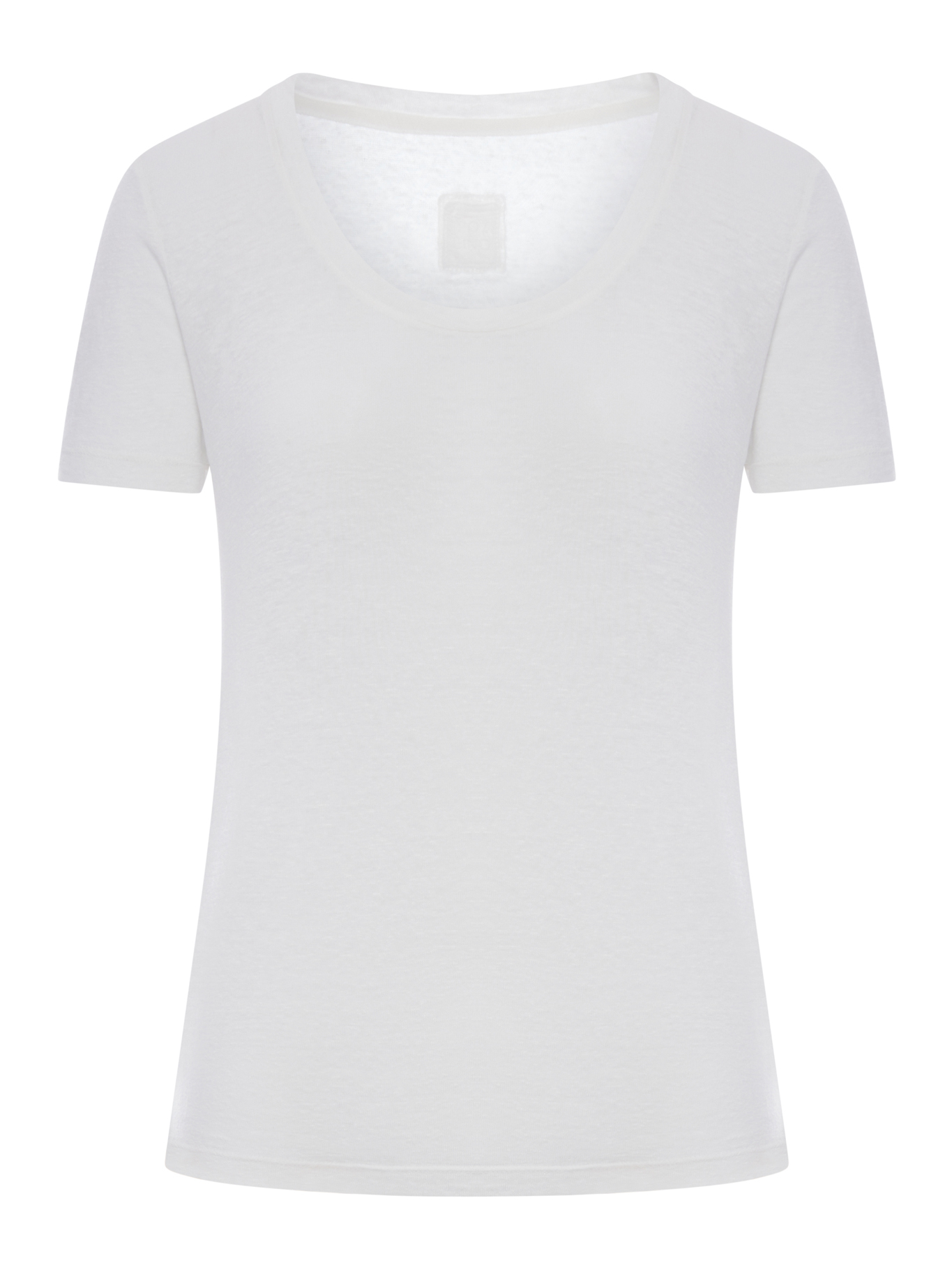 [120% LINO] T-shirts Short Sleeve SS26 33ALIW7761000B568S00S0050R WHITE SOLI