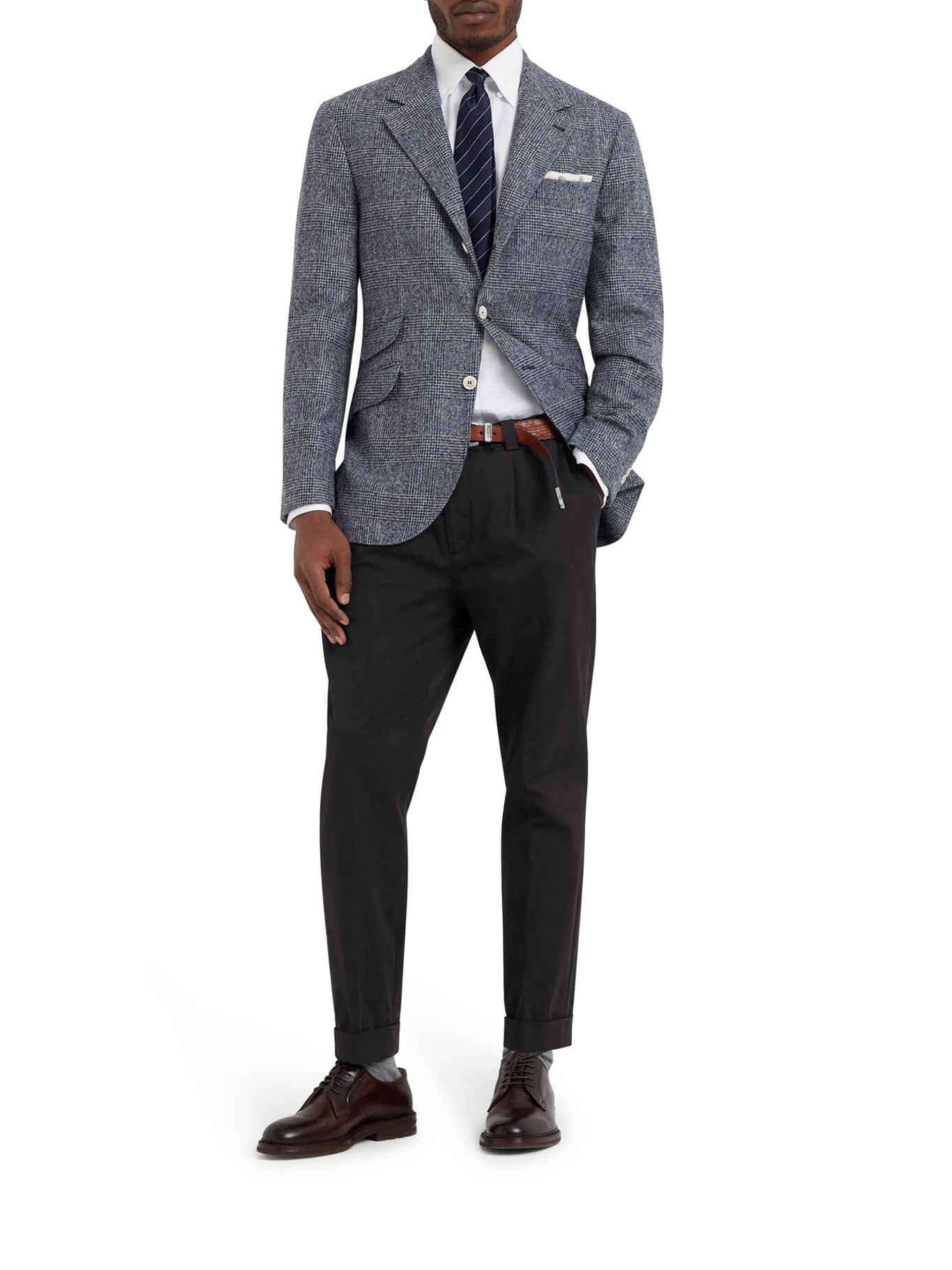 [Brunello Cucinelli] Trousers SS26 M289LE1450C101 BLACK