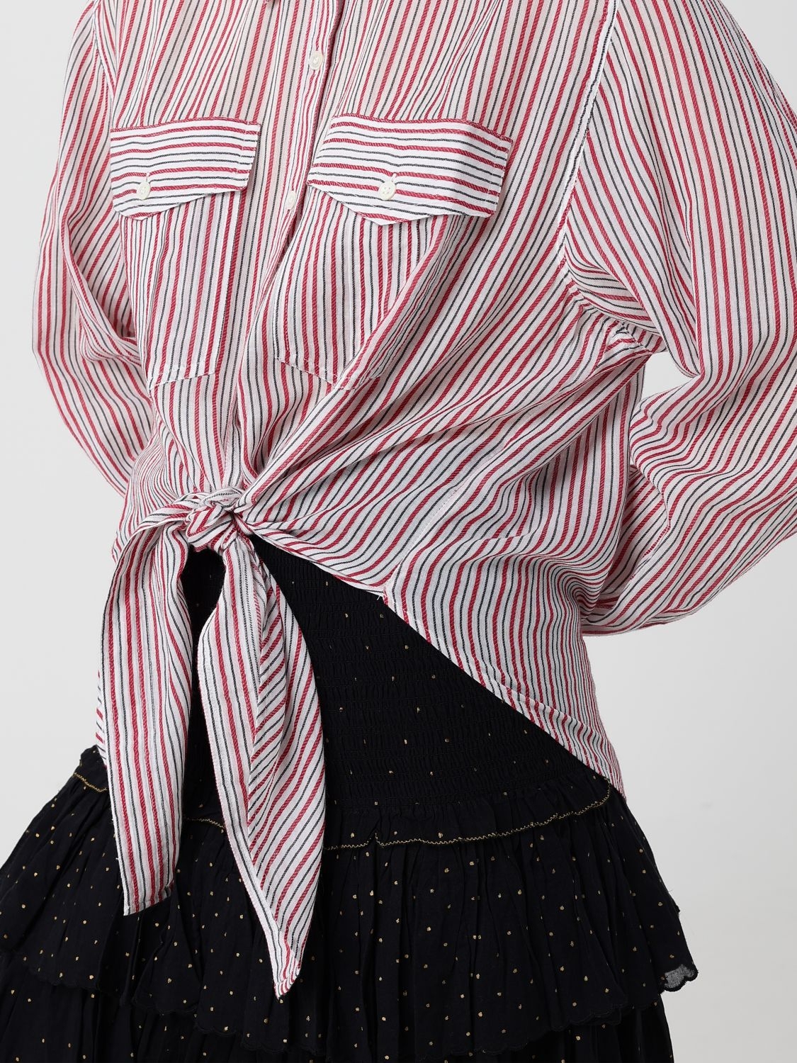 [Isabel Marant Etoile] Shirts Long Sleeve SS26 CH0131FFD1I04E ECRD