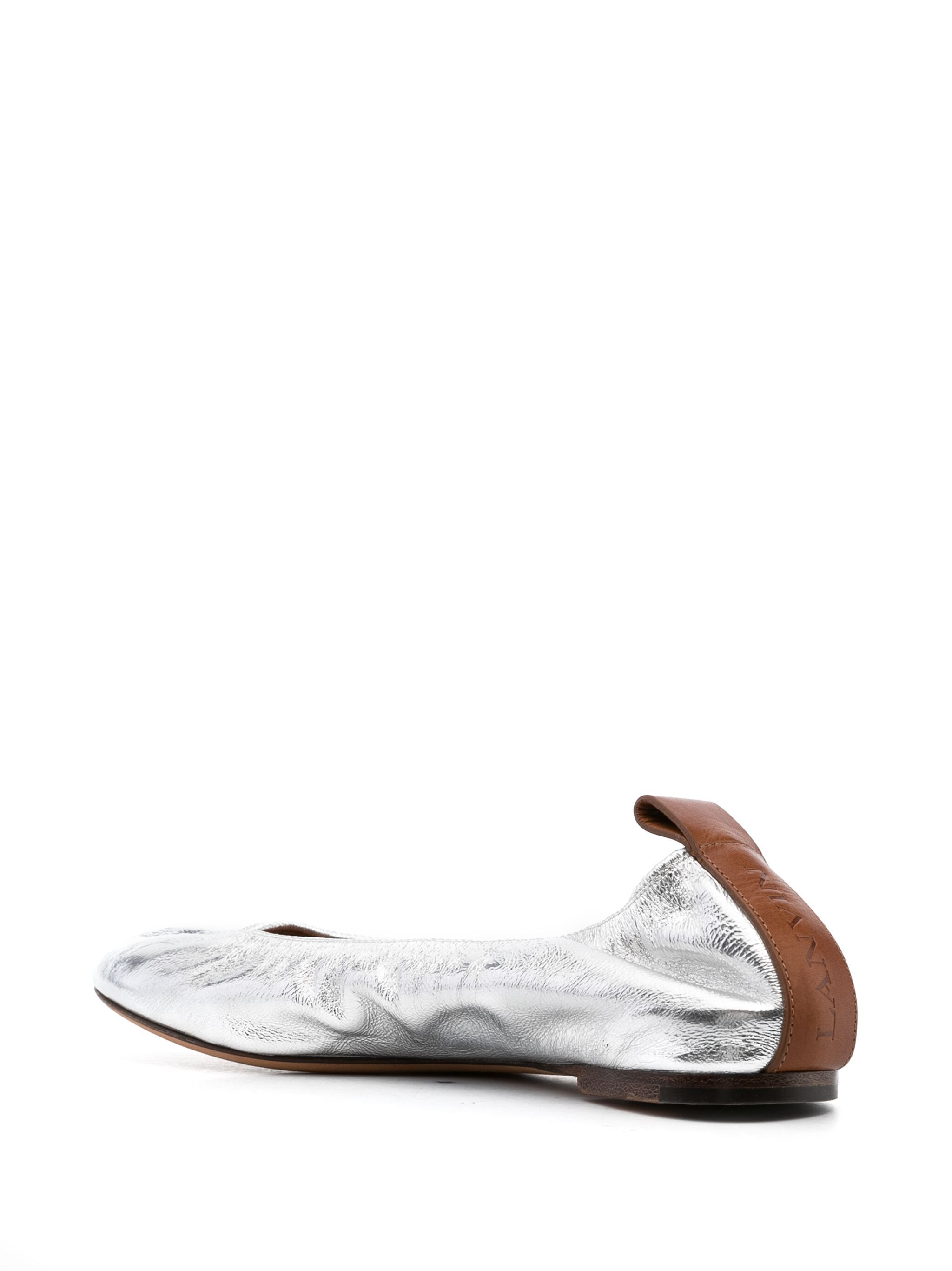 [Lanvin] Flat shoes SS25 FWBAMB02METAP24
