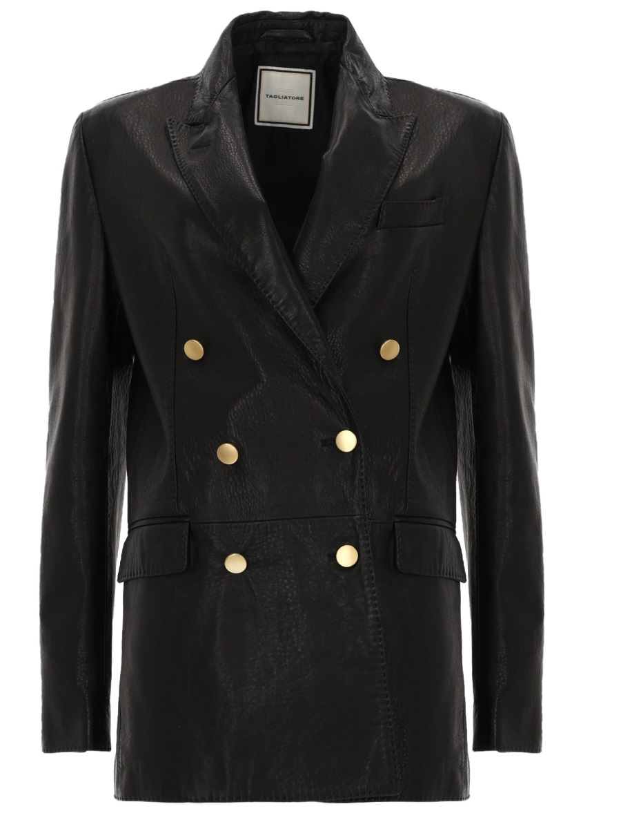 [TAGLIATORE] Leather Jacket FW25 JOSIEAI_CHI250625I230NERO
