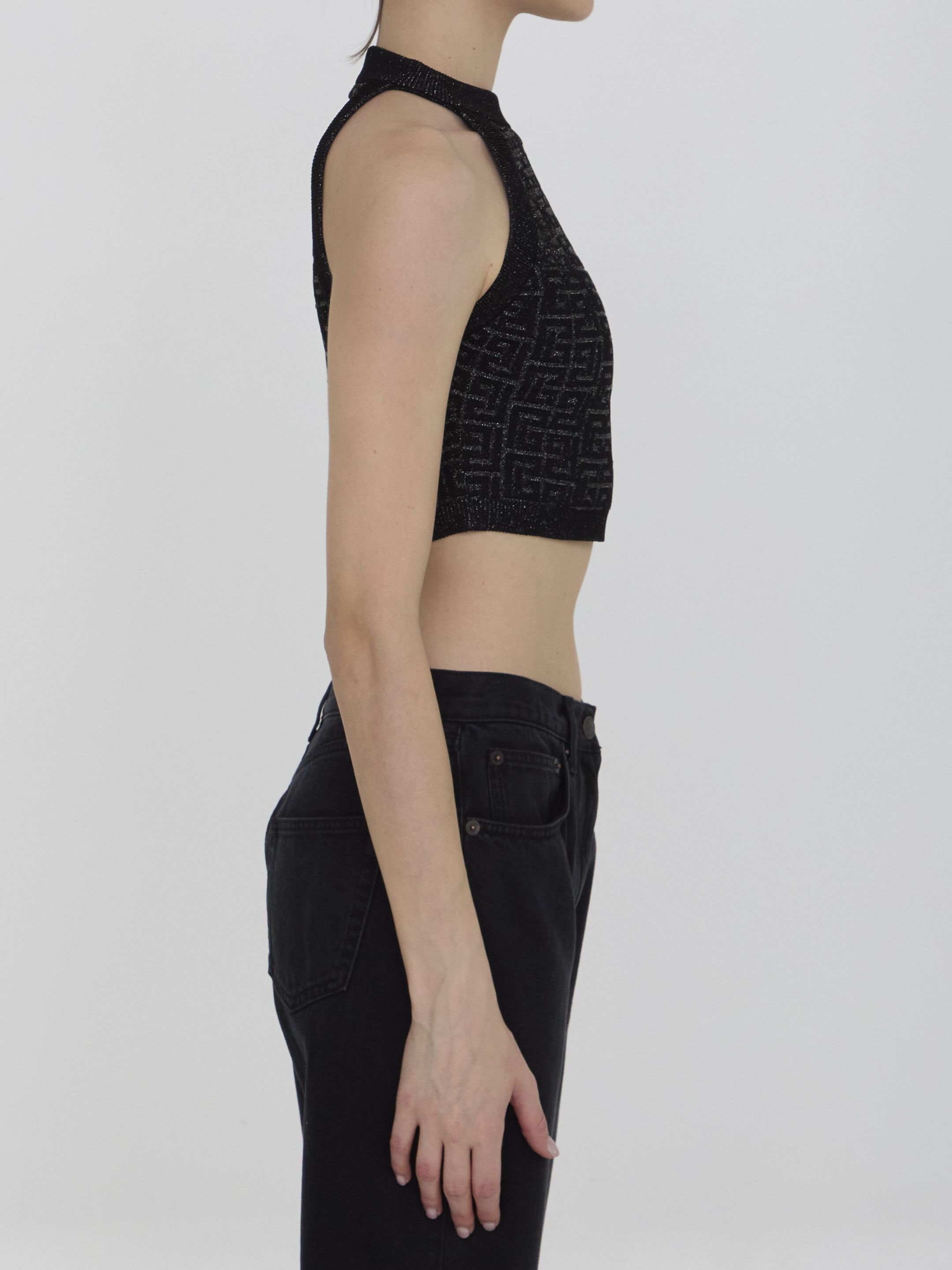 [Balmain] Tank top FW24 DF1AB026_KG96_EAC