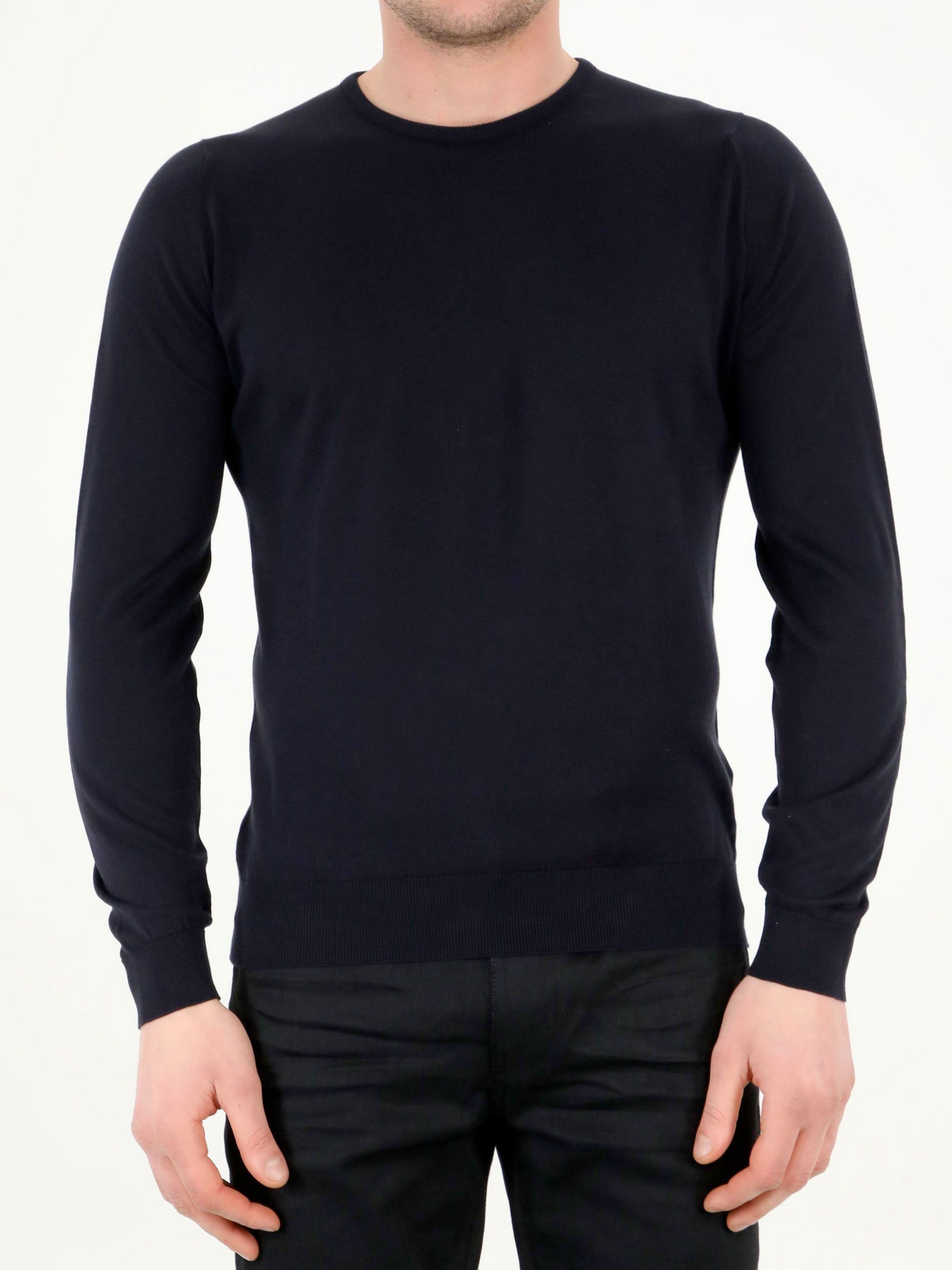 [JOHN SMEDLEY] Knitwear SS24 HATFIELD__NAVY