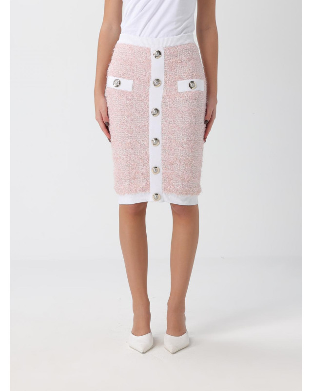 [Balmain] Midi skirt FW25 FF1LC016KI72 OIN