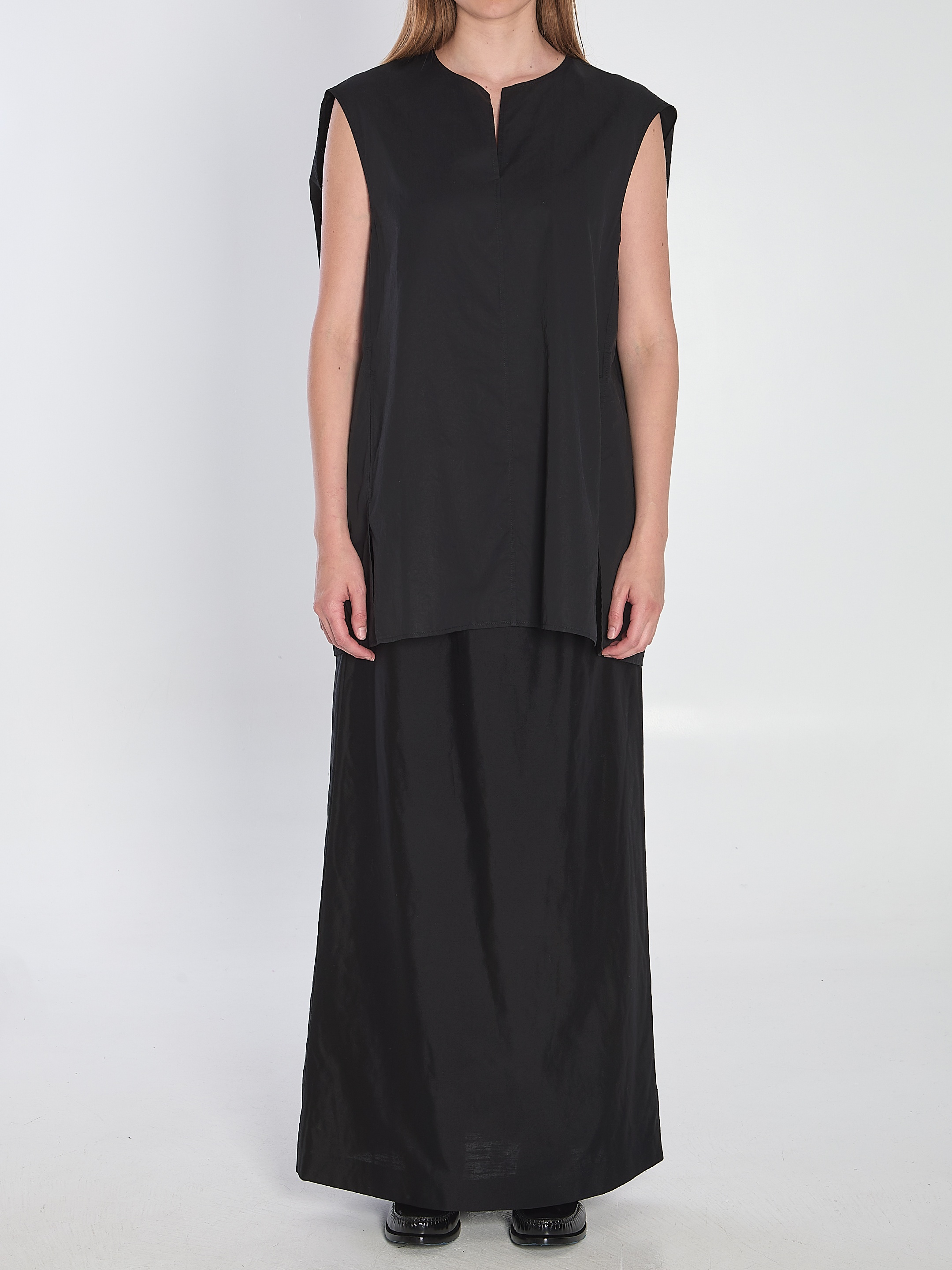 [THE ROW] Tank top SS25 9026_W3955_BLK