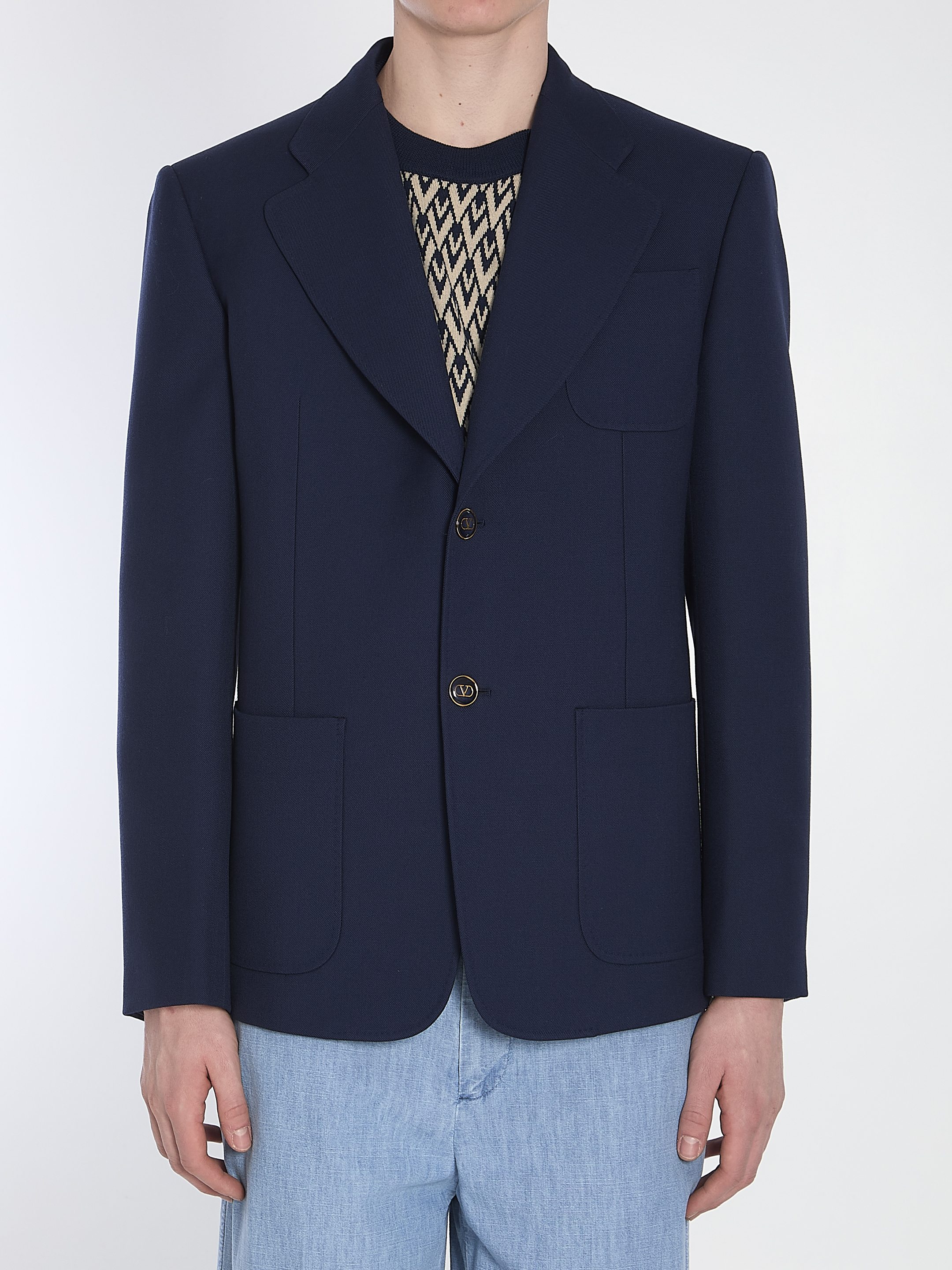 [Valentino Garavani] Blazer SS25 6V3CEG95_9EB_D51