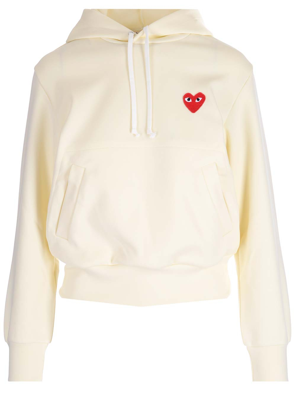 [COMME DES GARCONS PLAY] Hoodie SS24 P1T1733-IVORY