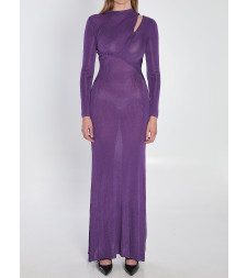 [SELF PORTRAIT] Long sleeve dress FW25 PF25086XPU__PURPLE
