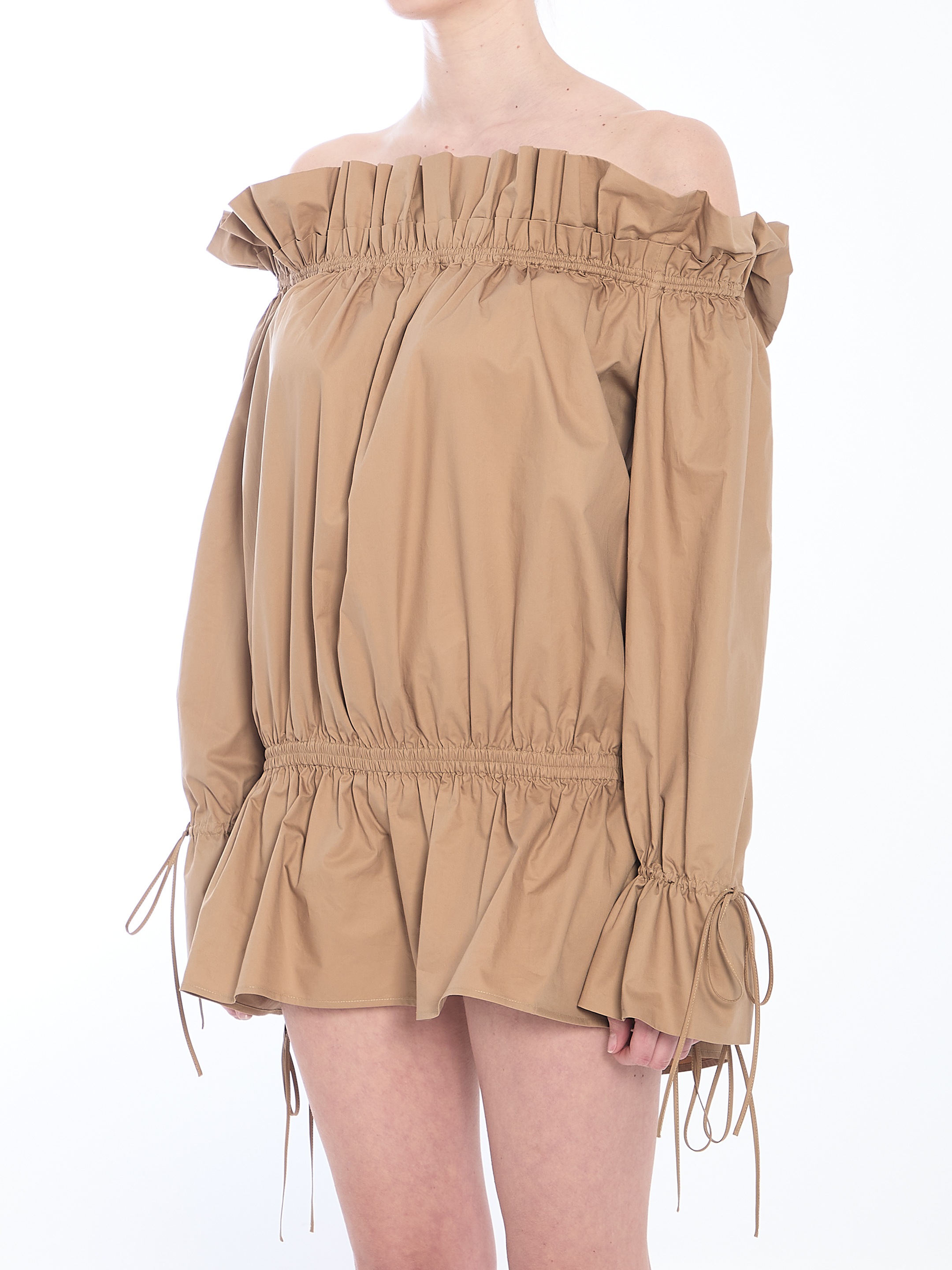 [Saint Laurent] Long sleeve dress SS25 820966_Y3K75_2560