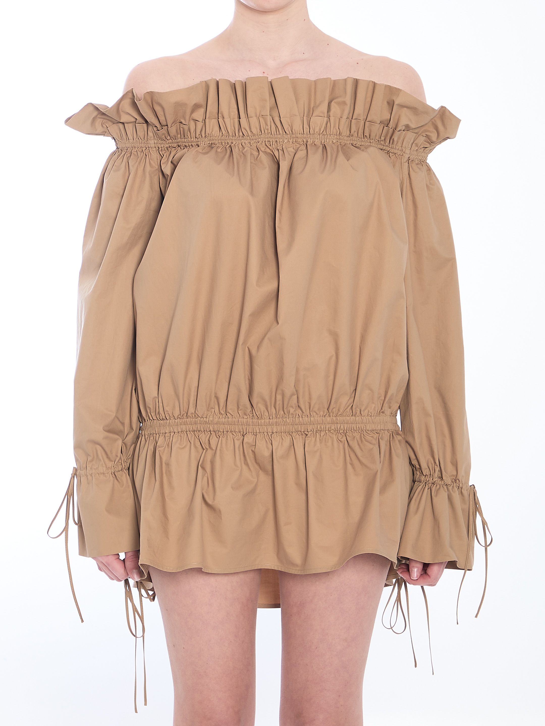 [Saint Laurent] Long sleeve dress SS25 820966_Y3K75_2560