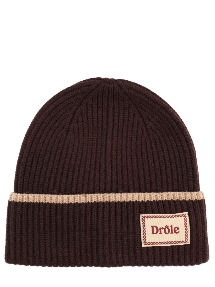 [DROLE DE MONSIEUR] Beanie FW25 BN104_WO007BROWN