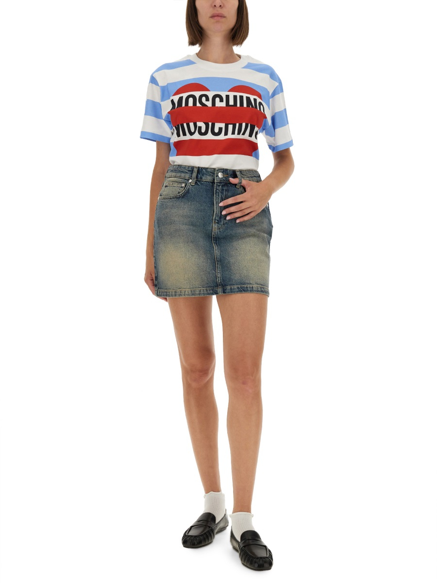 [Moschino Jeans] Mini skirt FW25 01168221_1329
