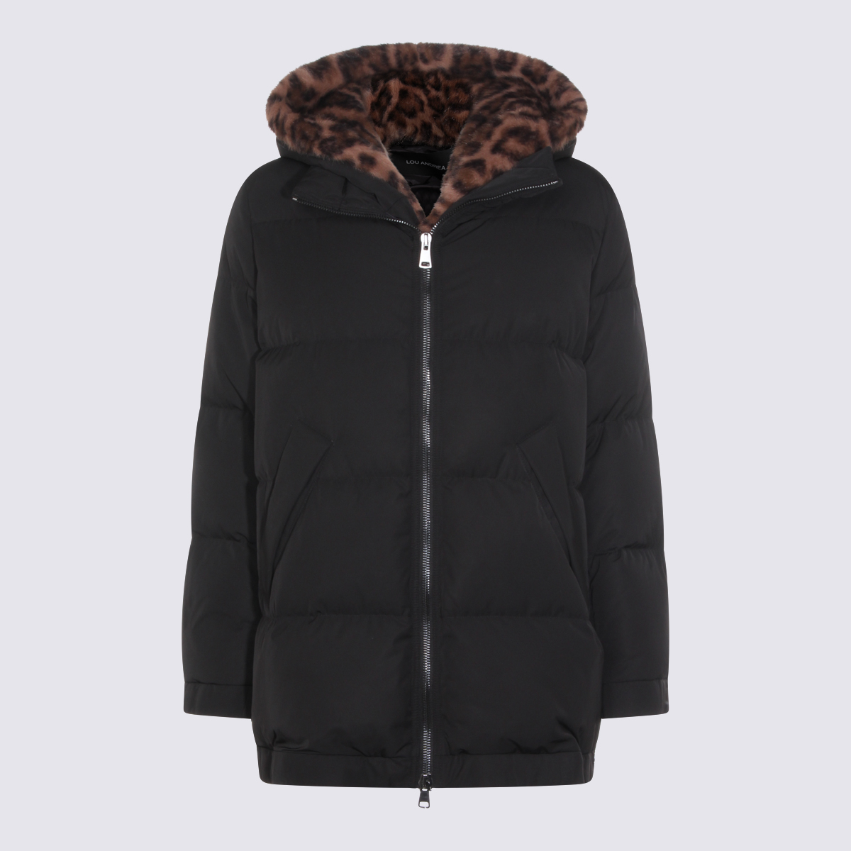 [LOU ANDREA] Fur Jacket FW25 YZ204050LUW5MAT2BLACK