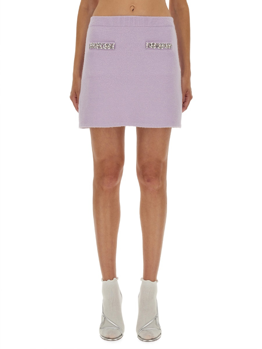 [Self-portrait] Mini skirt FW25 PF25-085SK-L_LILAC