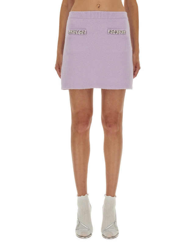 [Self-portrait] Mini skirt FW25 PF25-085SK-L_LILAC