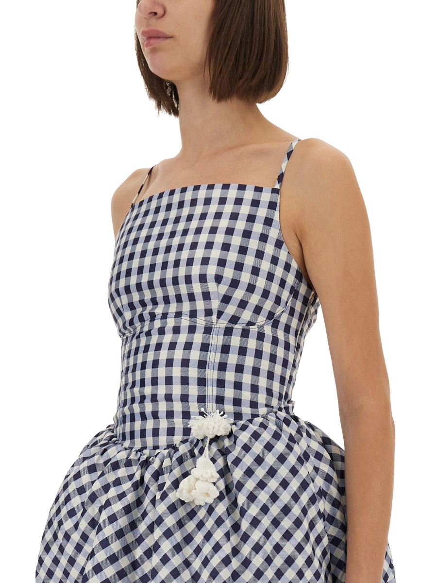 [Self-portrait] Sleeveless dress FW25 PF25-001SA-BL_BLUE