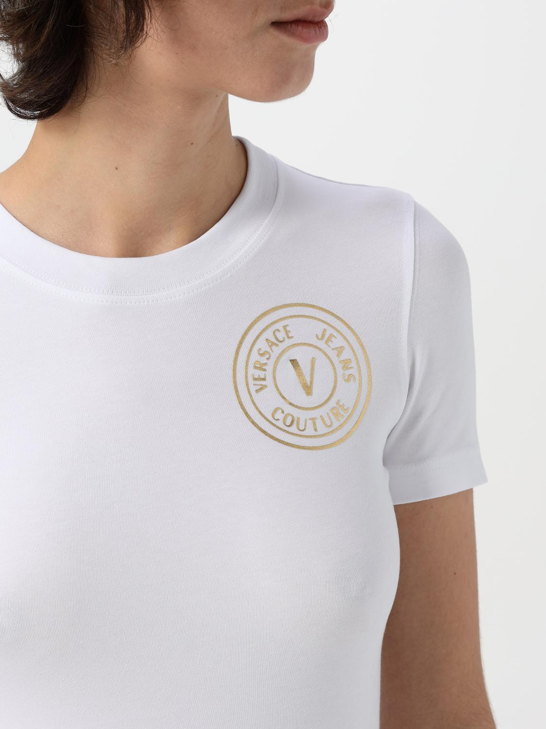[VERSACE JEANS COUTURE] T-shirts Short Sleeve FW24 77HAHT00CJ03T G03