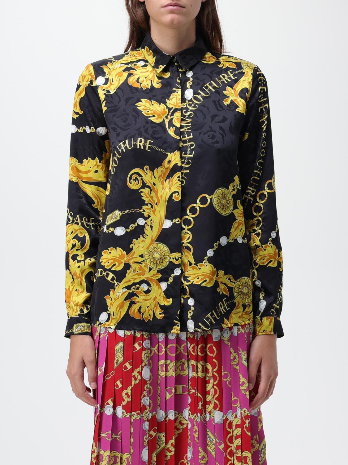 [VERSACE JEANS COUTURE] Shirts Long Sleeve FW23 75HAL201NS289 G89