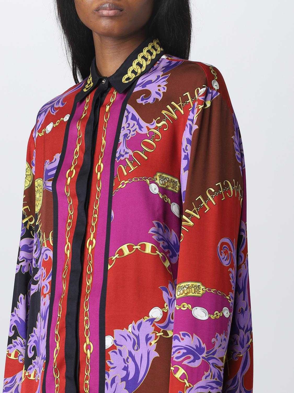 [VERSACE JEANS COUTURE] Shirts Long Sleeve FW23 75HAL2P2NS346 G51