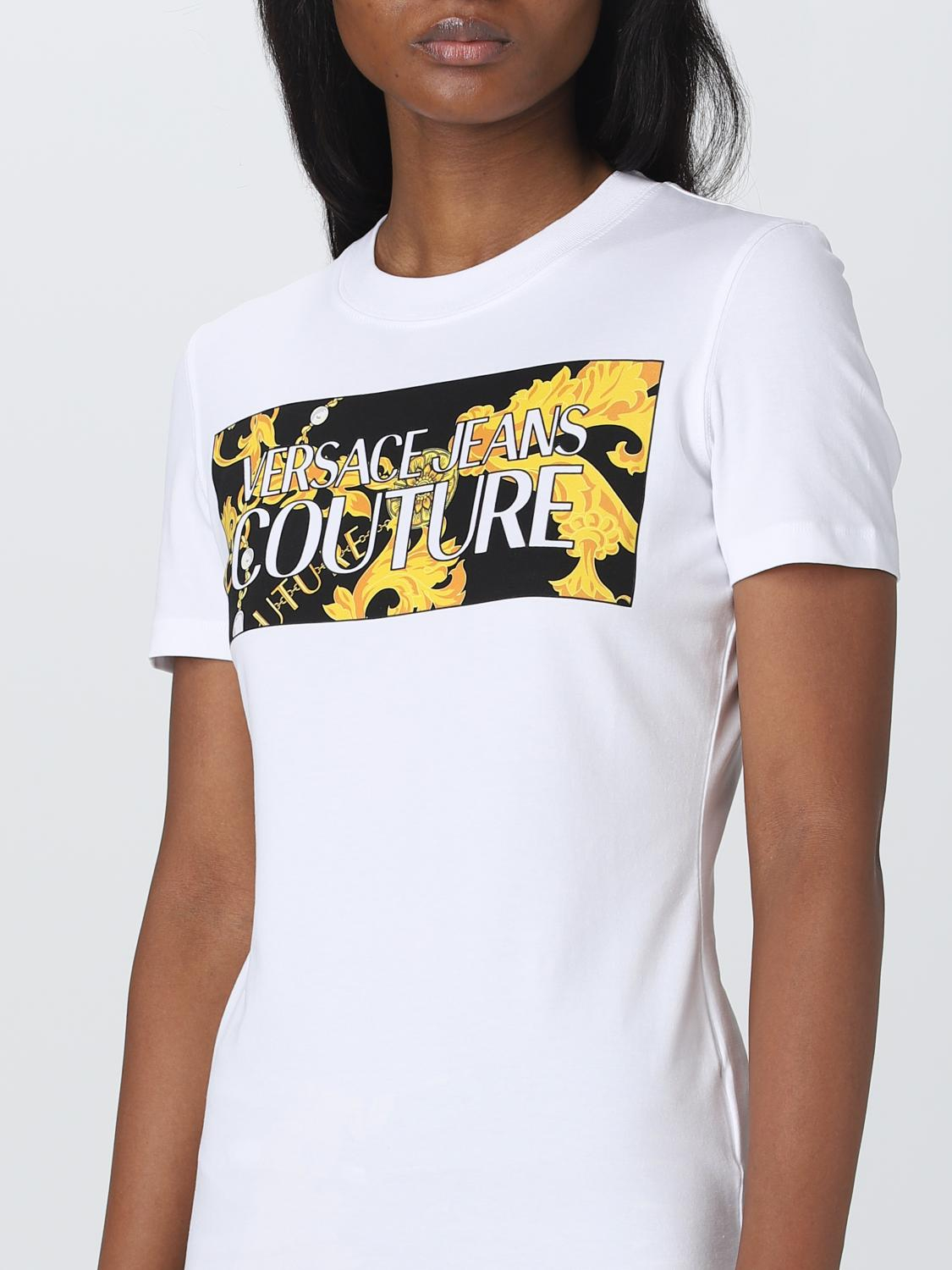[VERSACE JEANS COUTURE] T-shirts Short Sleeve FW23 75HAHE01CJ02E G03