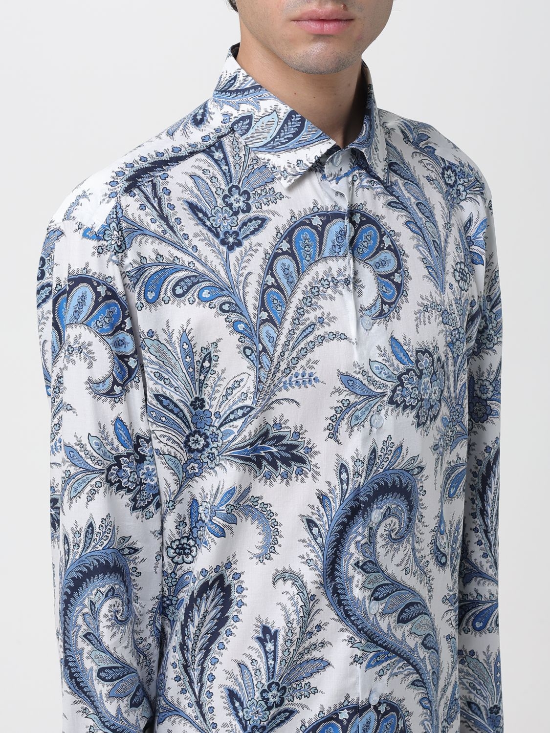 [Etro] Shirts Long Sleeve FW25 MRIB000199SA5L1 X0802