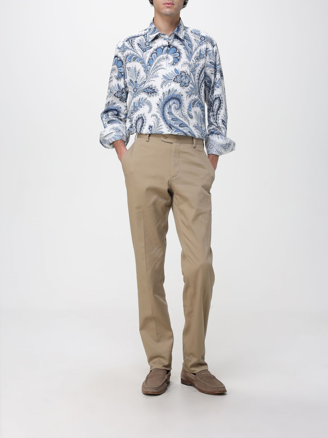 [Etro] Shirts Long Sleeve FW25 MRIB000199SA5L1 X0802