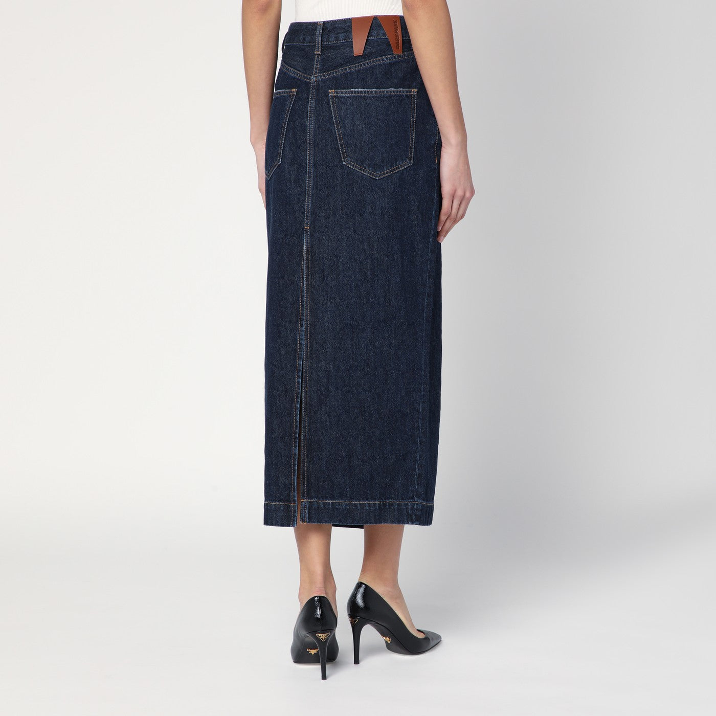 [DARKPARK] Midi skirt SS25 WSK02DBL030055