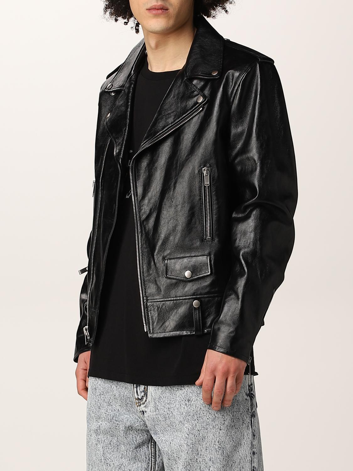 [Saint Laurent] Leather Jacket FW25 484284YC2NI 1000