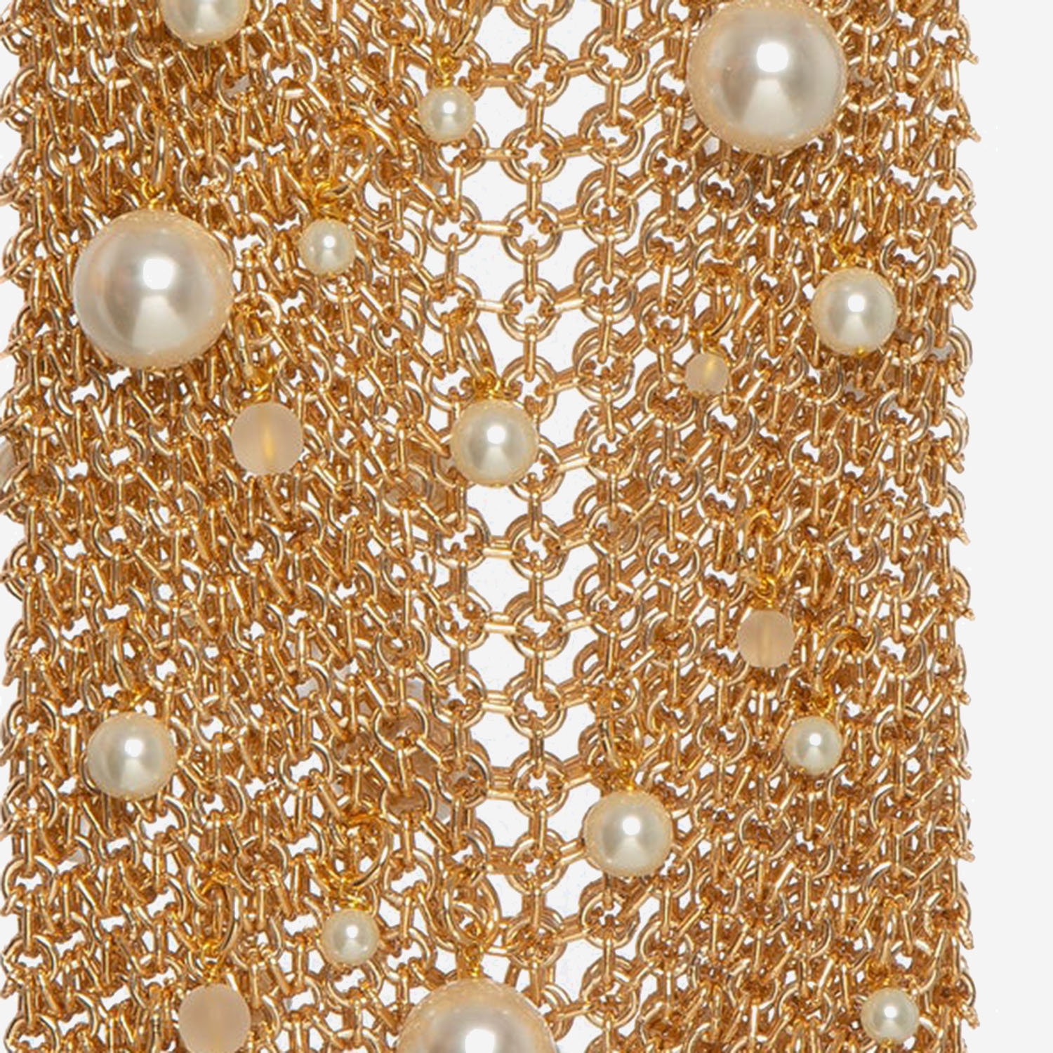 [Silvia Gnecchi] Tote bag SS26 PEARLBAGSILVERGOLD