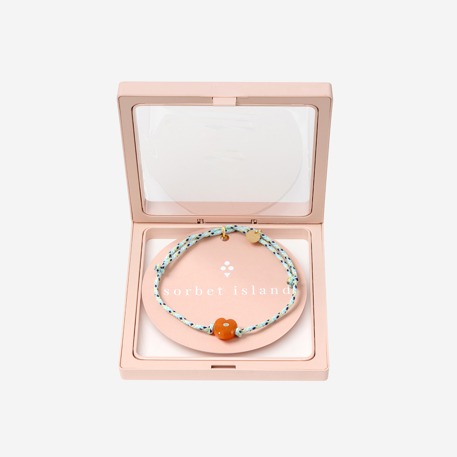 [SORBET ISLAND] Bracelet SS26 GUARDIANHEARTGLASSORANGE