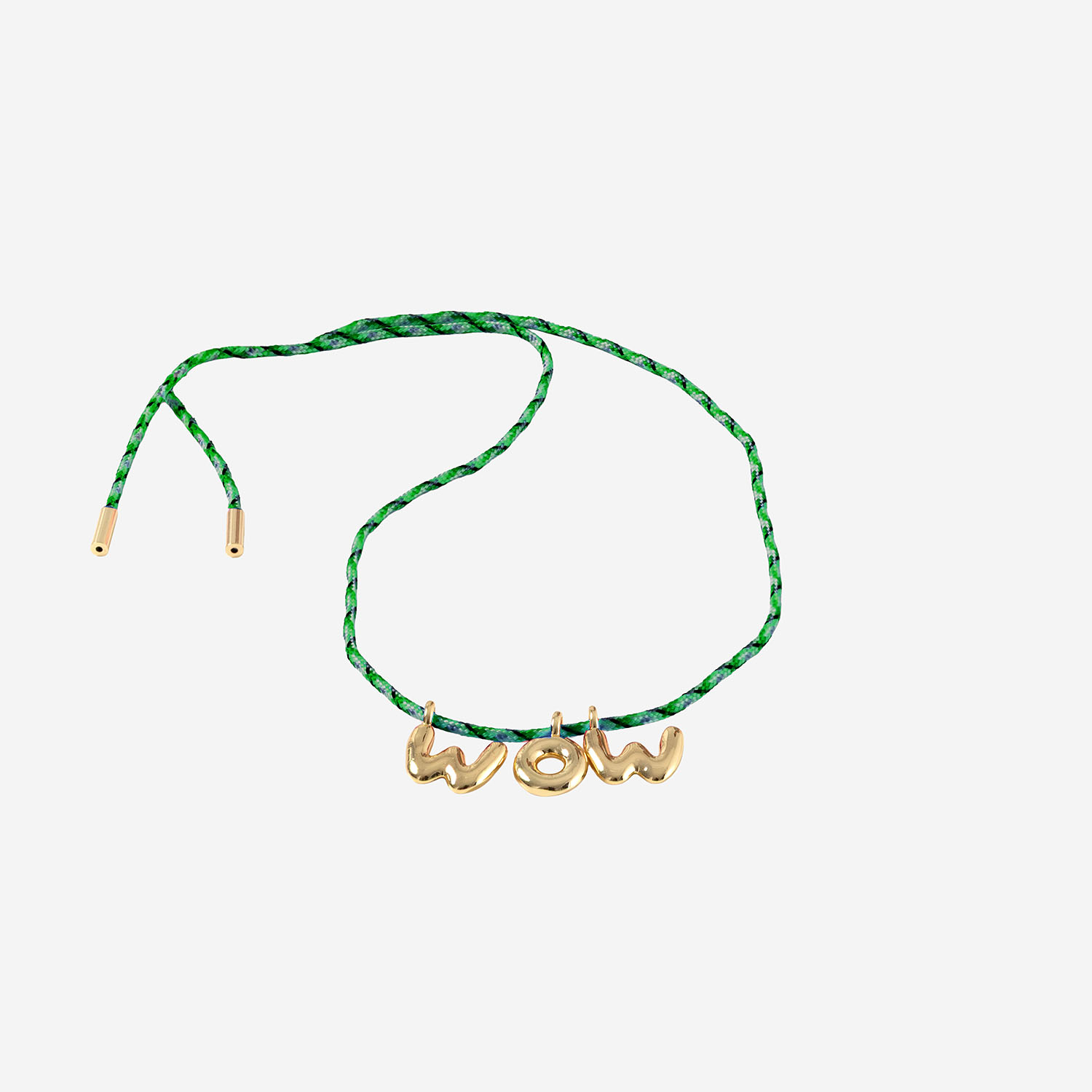 [SORBET ISLAND] Bracelet SS26 BUBBLELETTERSGOLDPLATEDWOW