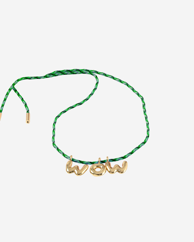 [SORBET ISLAND] Bracelet SS26 BUBBLELETTERSGOLDPLATEDWOW