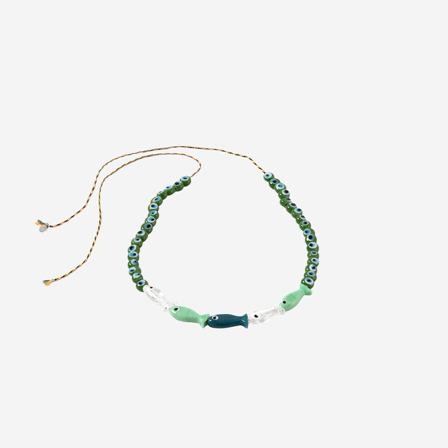[SORBET ISLAND] Bracelet SS26 FISHGLASSBEADMINTGREEN