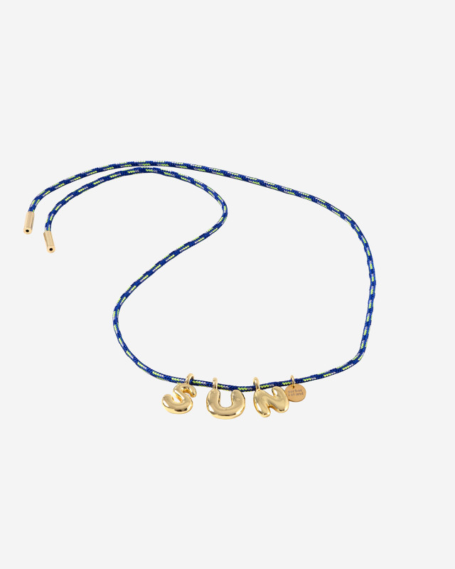 [SORBET ISLAND] Bracelet SS26 BUBBLELETTERSGOLDPLATEDSUN
