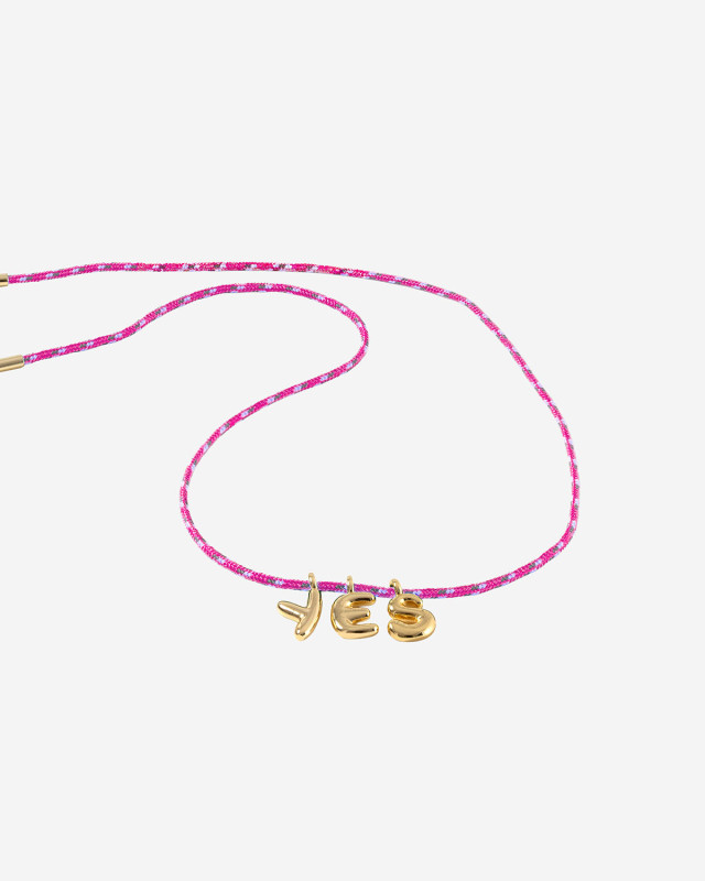[SORBET ISLAND] Bracelet SS26 BUBBLELETTERSGOLDPLATEDYES