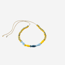 [SORBET ISLAND] Bracelet SS26 FISHGLASSBEADYELLOWBLUE