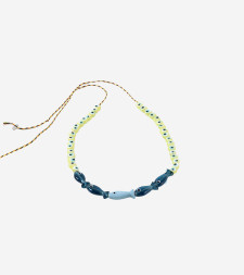 [SORBET ISLAND] Bracelet SS26 FISHGLASSBEADBLUELIGHBLUE