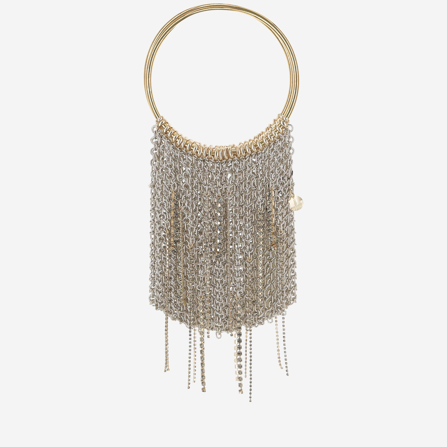 [Silvia Gnecchi] Tote bag SS26 LEFLUFFGREYGOLD