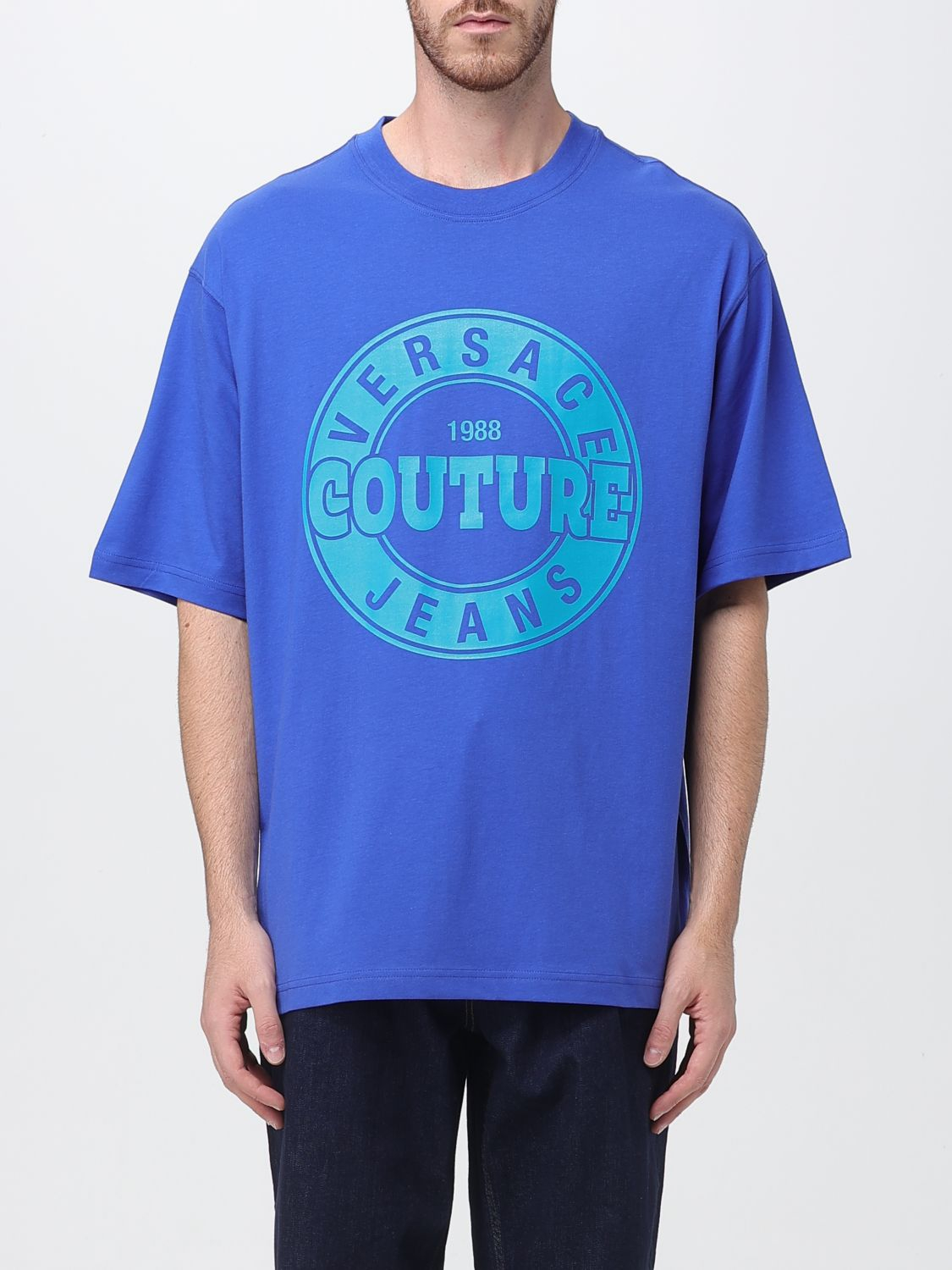 [VERSACE JEANS COUTURE] T-shirts Short Sleeve FW25 79GAHE04CJ00E 289
