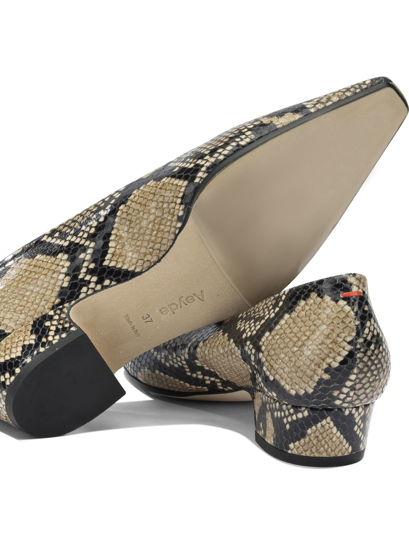 [Aeyde] Pumps SS26 RORYSNAKE PRINT CALF LEATHERHAZELNUT