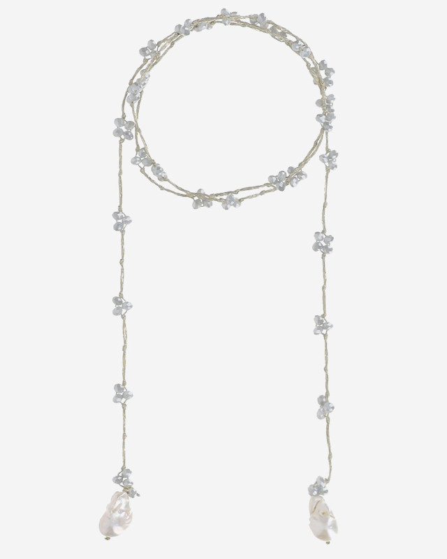 [MELA] Necklace SS26 VSINGLECALCEDONIO