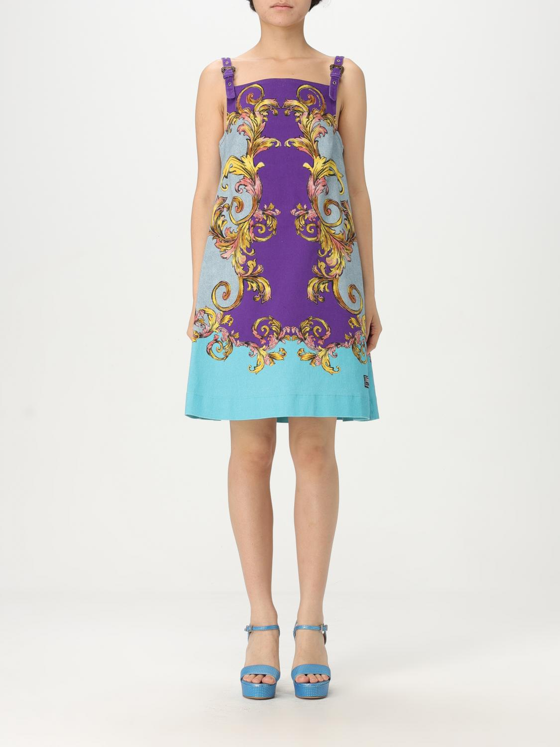[VERSACE JEANS COUTURE] Sleeveless dress SS25 78HAO9P4ES141 322
