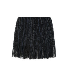 [Roberta Einer] Mini skirt FW23 ELEMENTMACRAMEMINISKIRTRESS2372_BLK