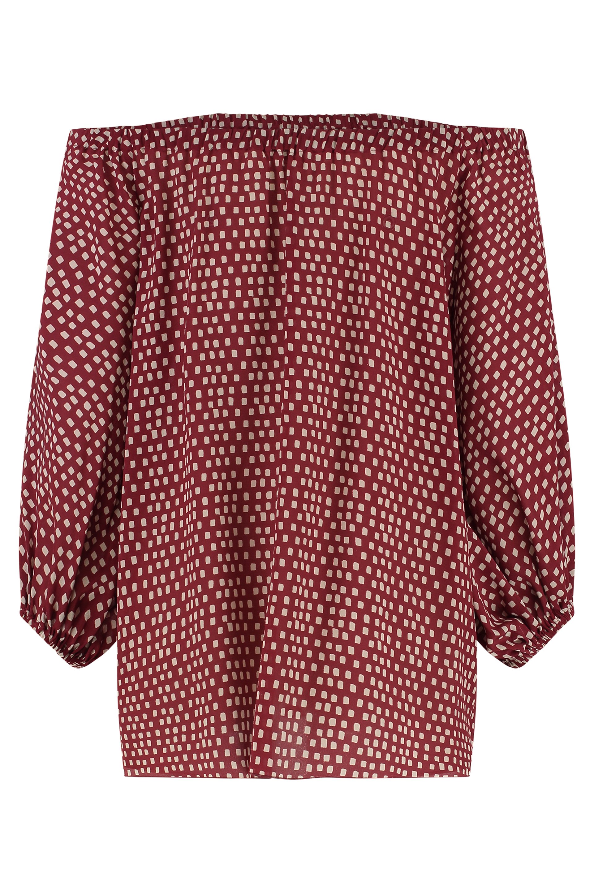 [Marinella Piccinno] Blouse SS23 ARIANNA_PUNTINATOROSSO