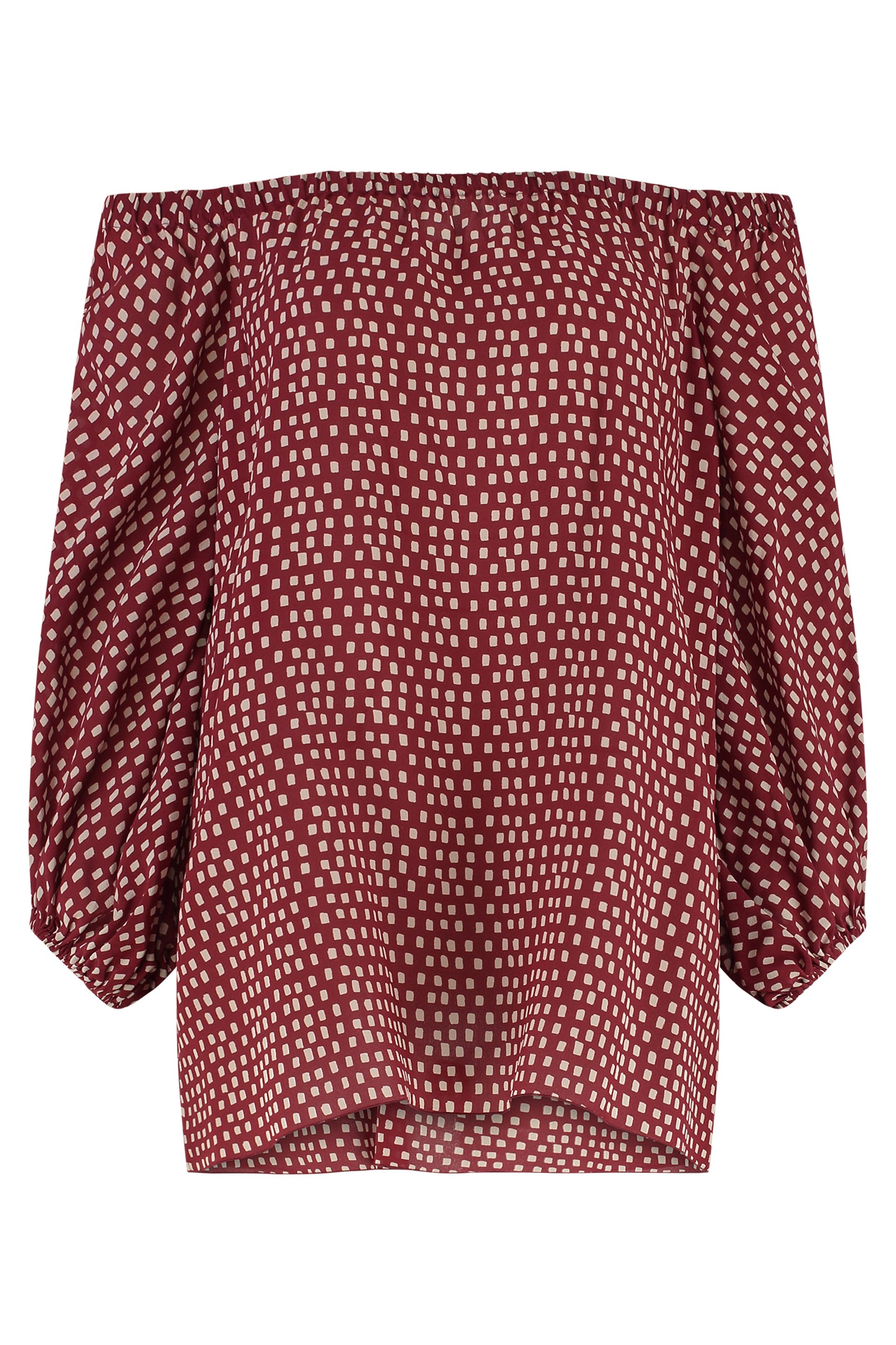 [Marinella Piccinno] Blouse SS23 ARIANNA_PUNTINATOROSSO