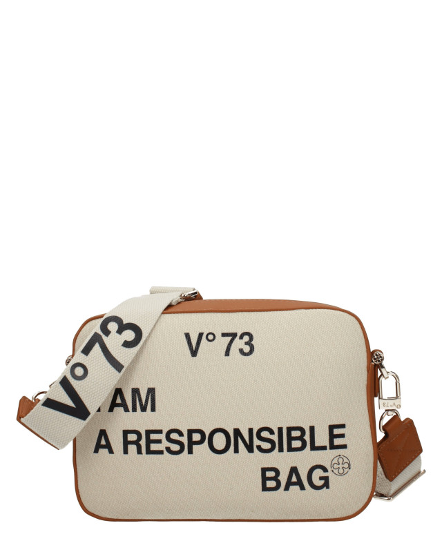 [V°73] Cross body bag SS26 73BS6AF04NATURALECUOIO