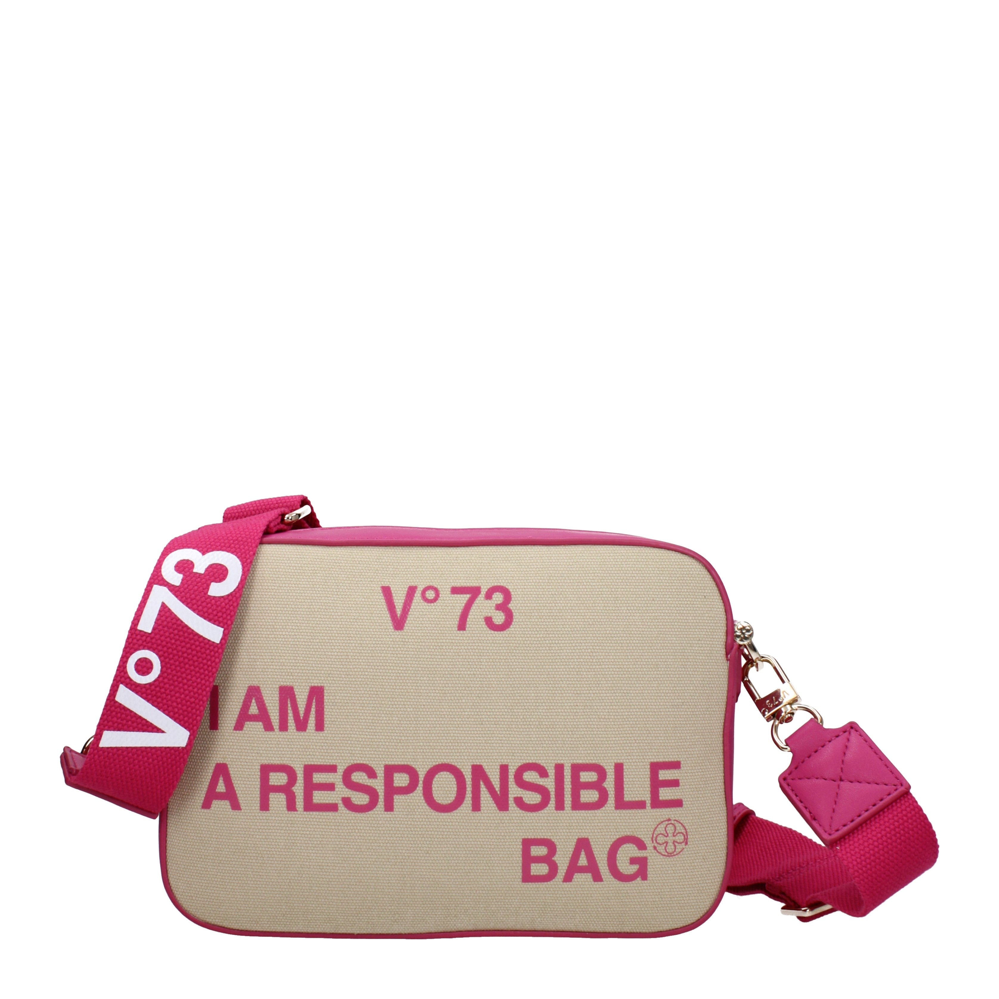 [V°73] Cross body bag SS26 73BS6AF04NATURFUXIA