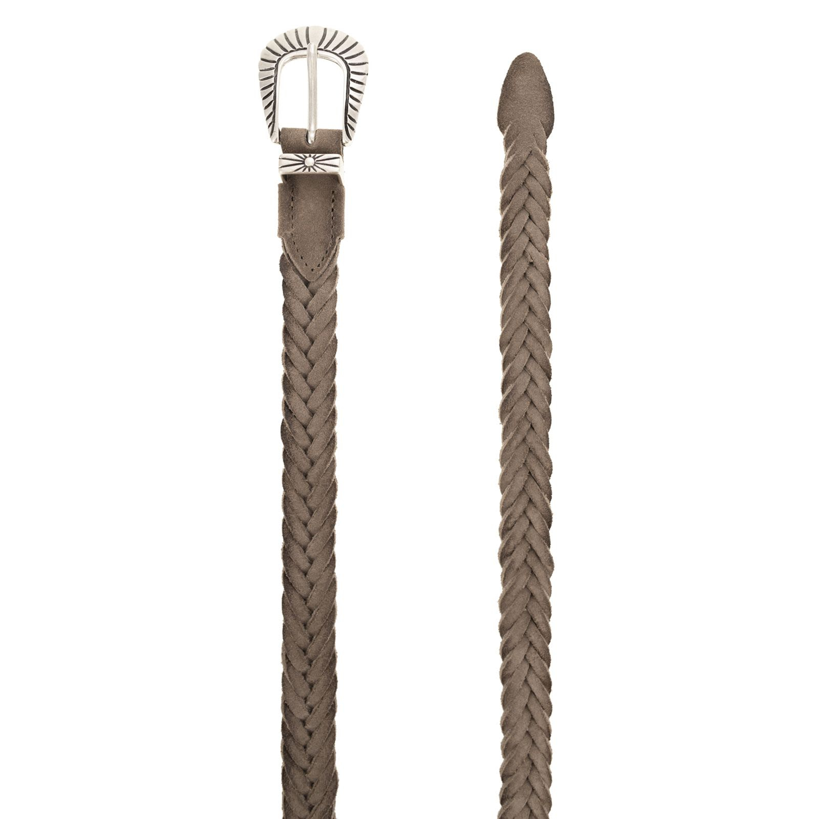 [ALBERTO LUTI] Belt CO TRECCIA 025 TAUPE