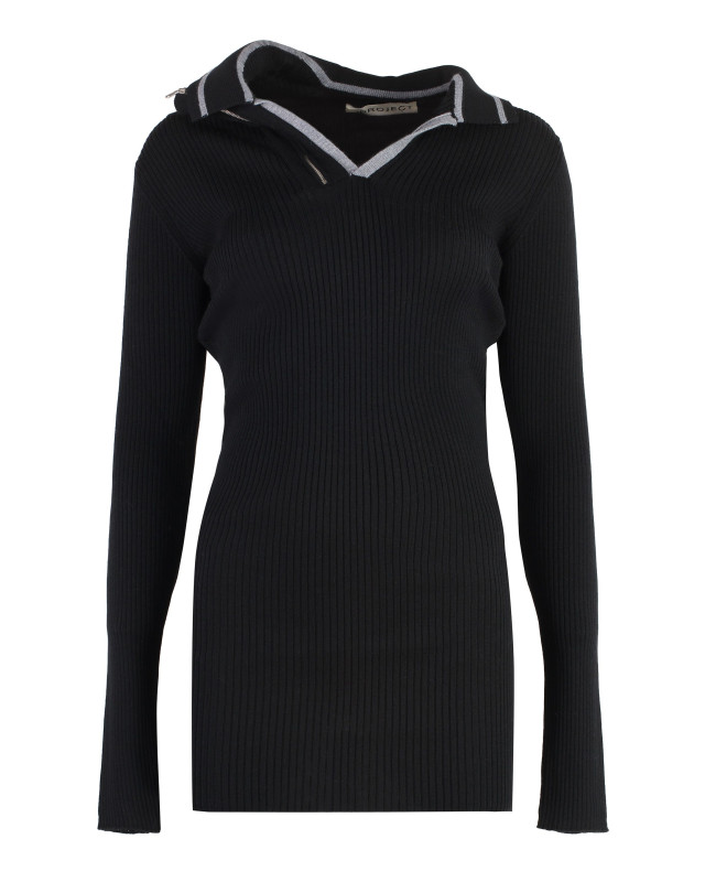 [Y/Project] Long sleeve dress FW23 WMDRESS40S25_EVERGREENBLACK