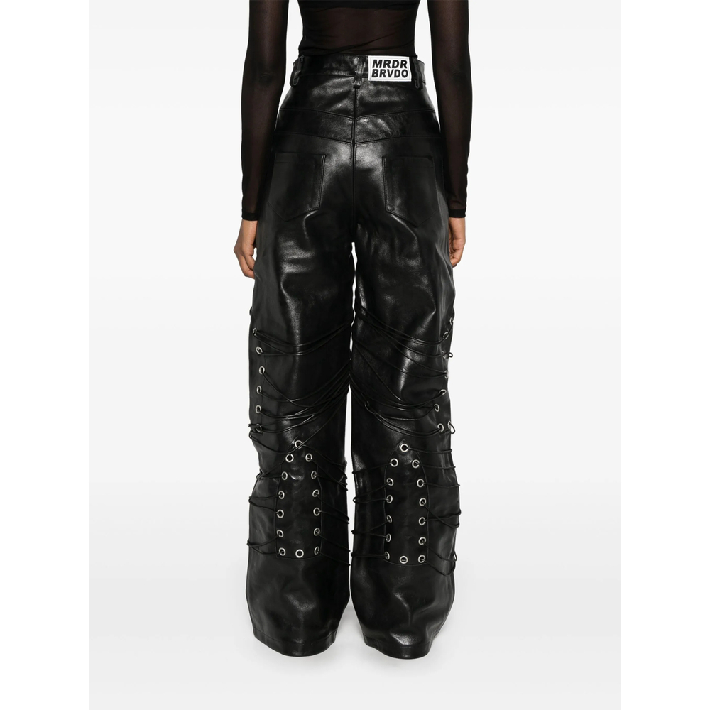 [Who Decides War] Trousers SS25 WIDE LEG GROMM  COAL